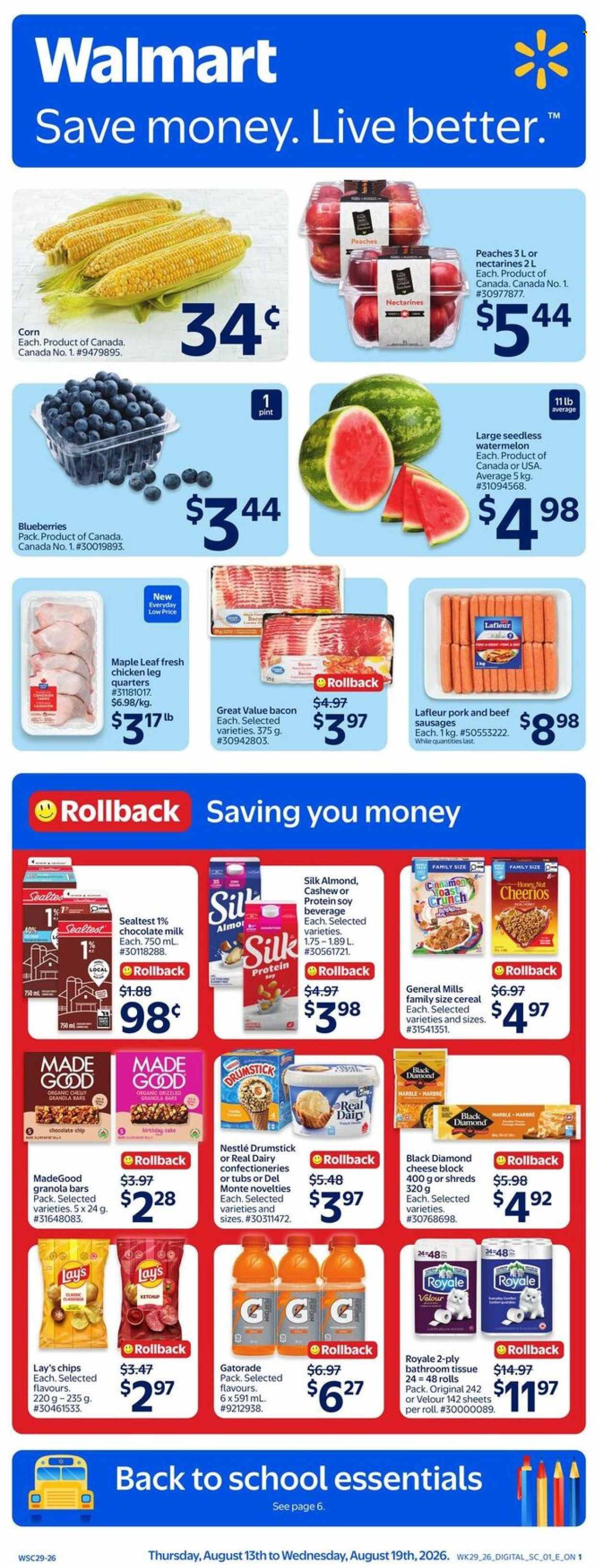 Walmart flyer - August 13, 2026 - August 19, 2026. Page 1