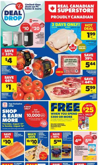 Real Canadian Superstore Flyer - August 13, 2026 - August 19, 2026.