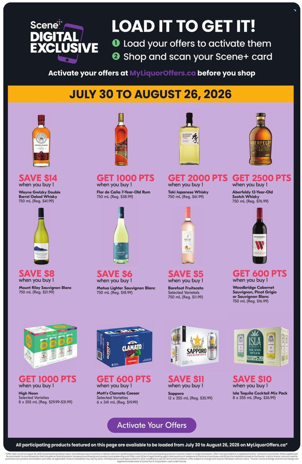 Circulaire Sobeys Liquor - 13 Août 2026 - 19 Août 2026. Page 6