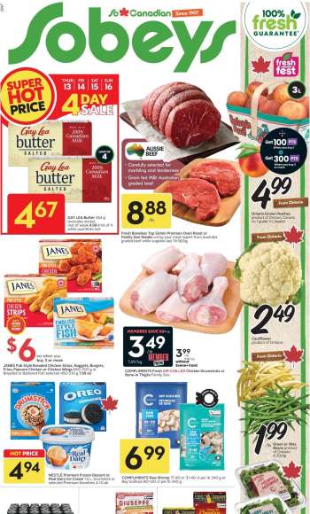 Circulaire Sobeys - 13 Août 2026 - 19 Août 2026.