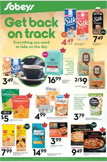 Circulaire Sobeys - 13 Août 2026 - 16 Septembre 2026.