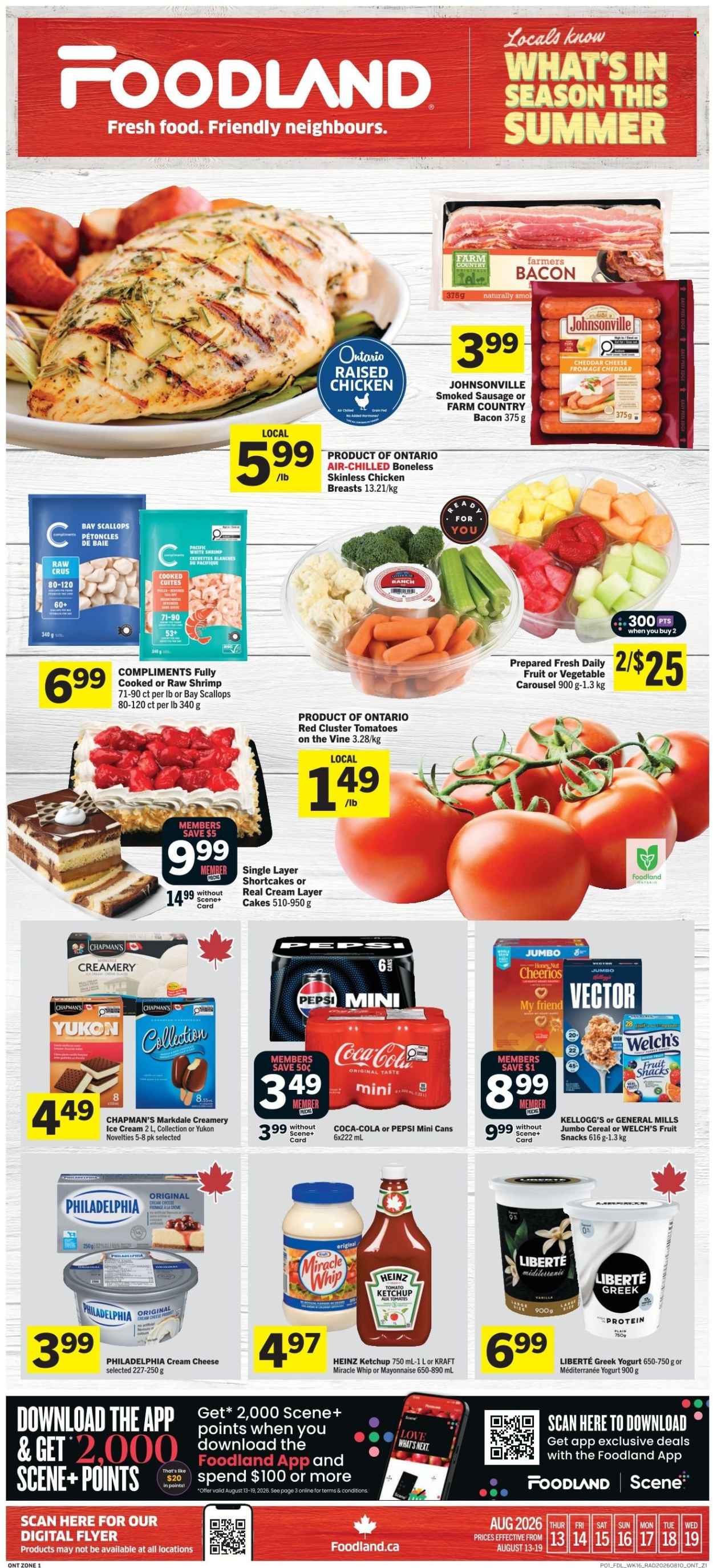 Foodland flyer - August 13, 2026 - August 19, 2026. Page 1