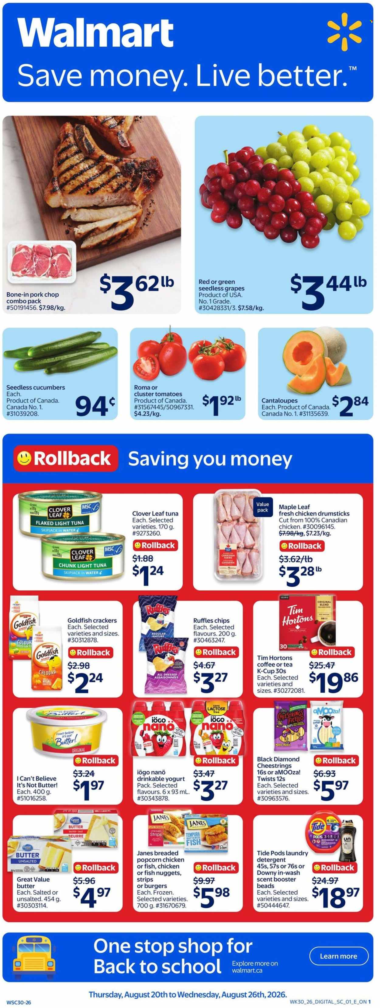 Circulaire Walmart - 20 Août 2026 - 26 Août 2026. Page 1