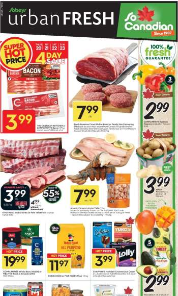 Circulaire Sobeys Urban Fresh - 20 Août 2026 - 26 Août 2026.
