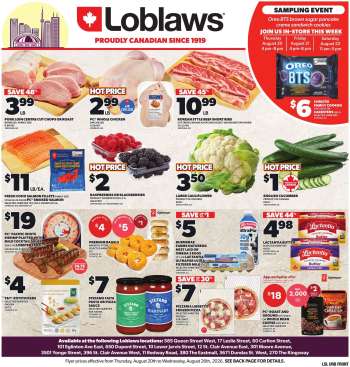Loblaws Flyer - August 20, 2026 - August 26, 2026.