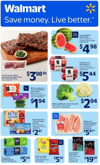Circulaire Walmart - 27 Août 2026 - 02 Septembre 2026.