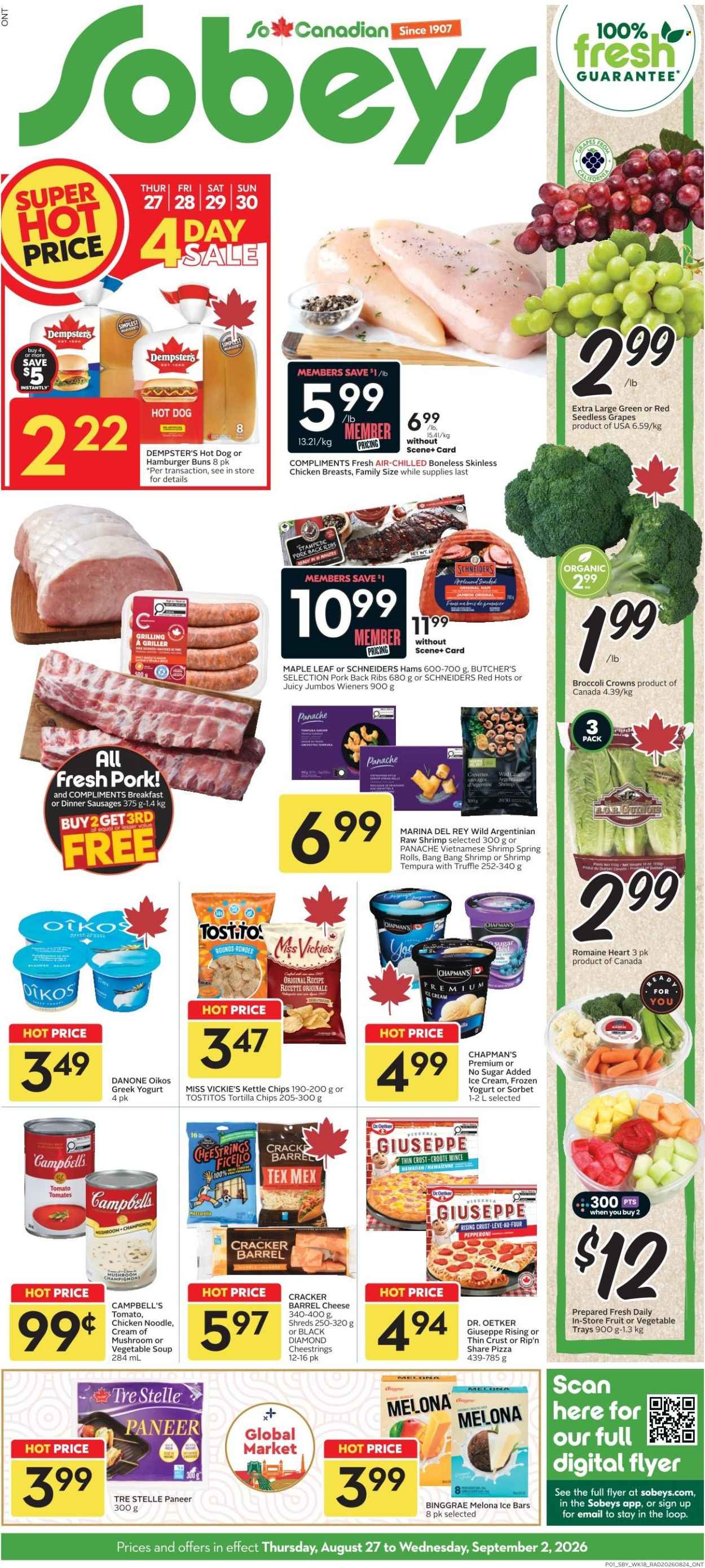 Sobeys flyer - August 27, 2026 - September 02, 2026. Page 1