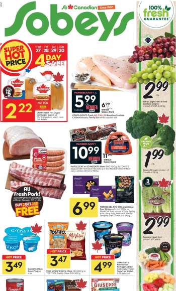 Sobeys Flyer - August 27, 2026 - September 02, 2026.