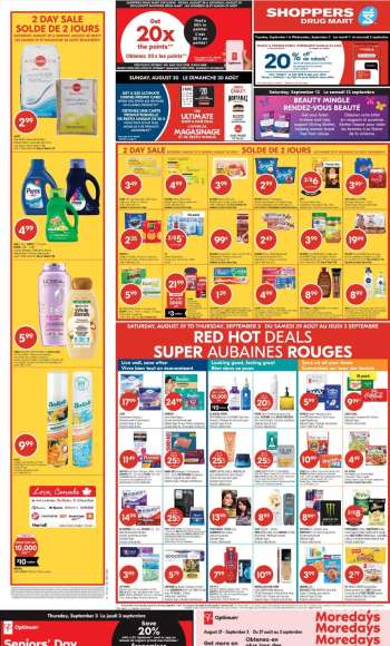 Shoppers Drug Mart Flyer - August 29, 2026 - September 03, 2026.