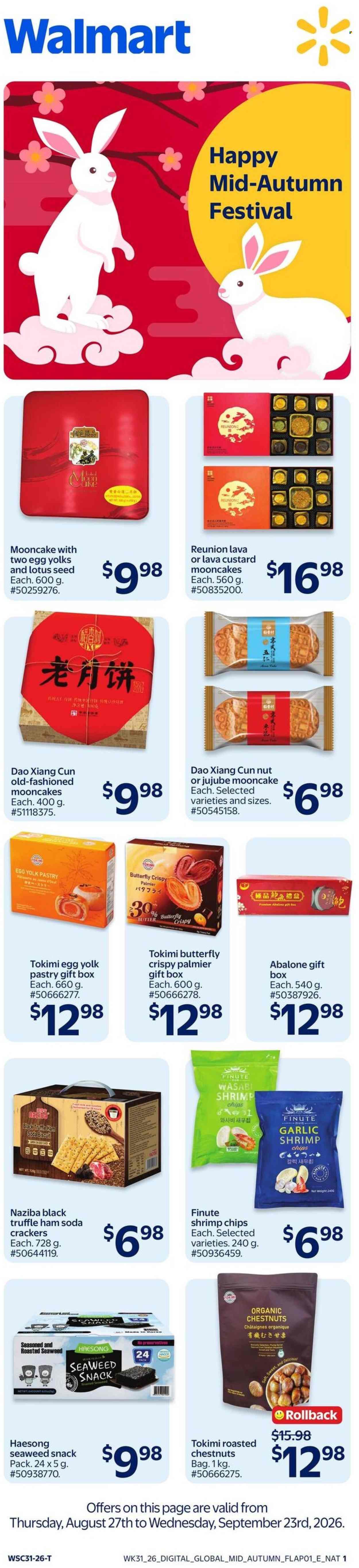 Walmart flyer - August 27, 2026 - September 23, 2026. Page 1