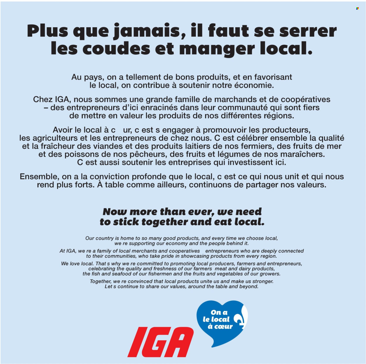 IGA flyer - September 03, 2026 - September 09, 2026. Page 21
