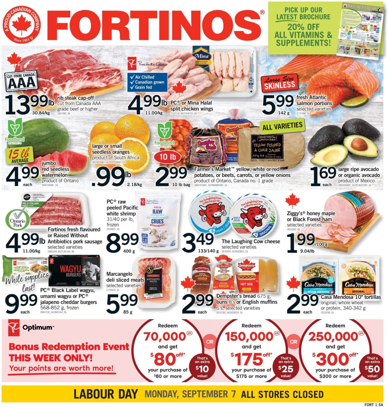 Fortinos flyer - September 03, 2026 - September 09, 2026. Page 1