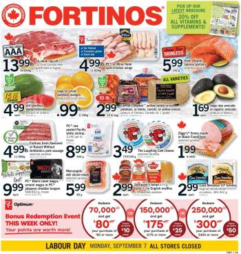 Fortinos Flyer - September 03, 2026 - September 09, 2026.