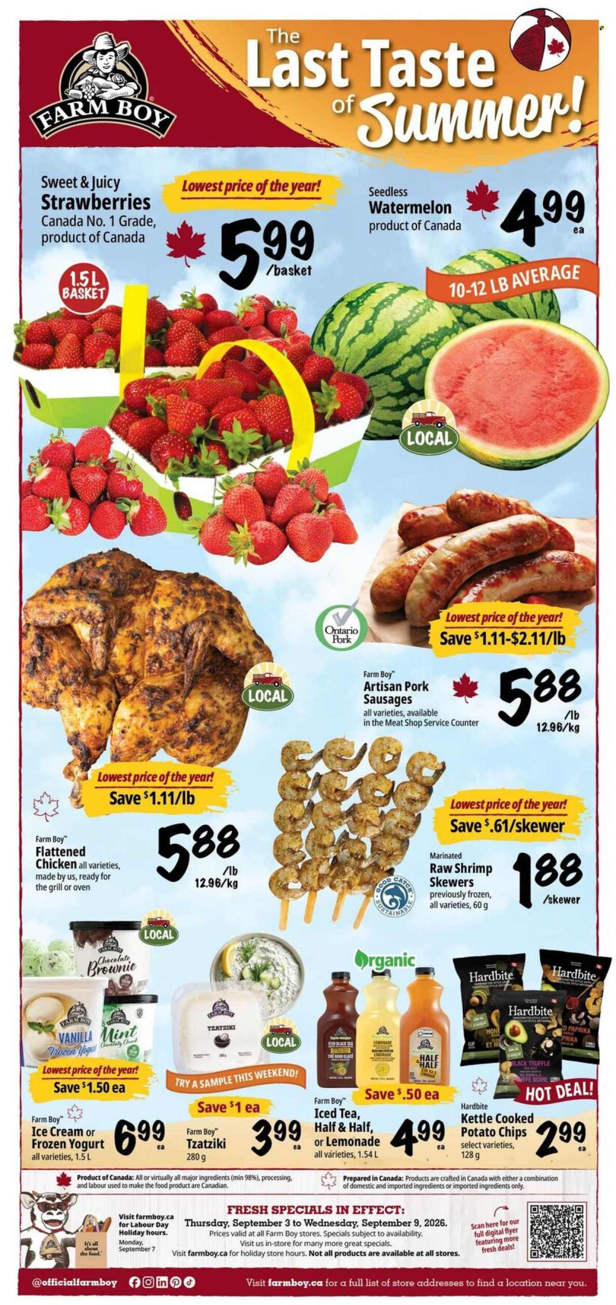Farm Boy flyer - September 03, 2026 - September 09, 2026. Page 1