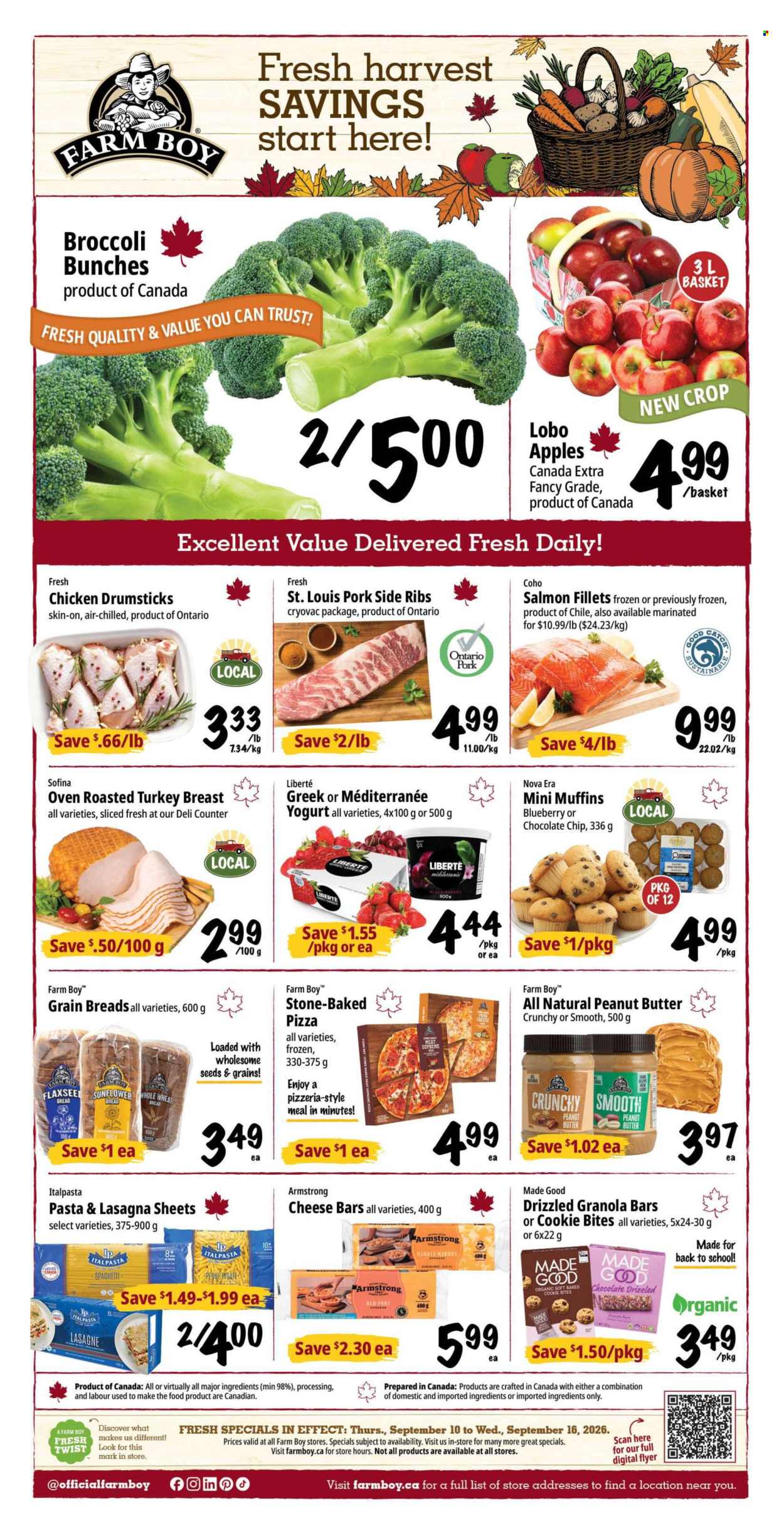 Farm Boy flyer - September 10, 2026 - September 16, 2026. Page 1