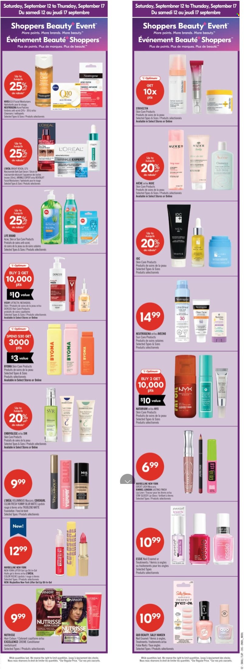 Shoppers Drug Mart flyer - September 12, 2026 - September 17, 2026. Page 3
