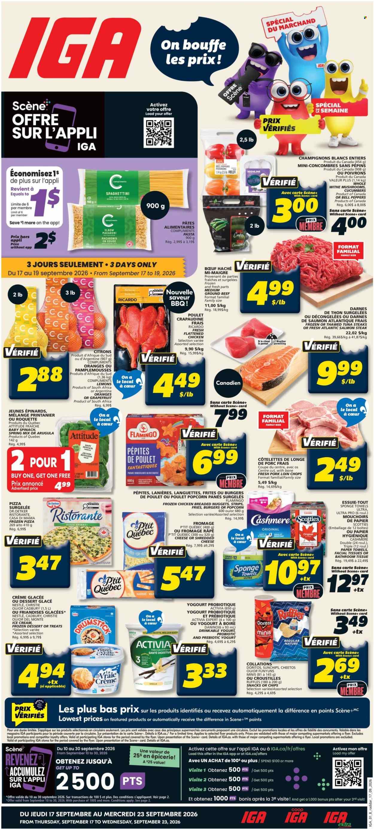 IGA flyer - September 17, 2026 - September 23, 2026. Page 1