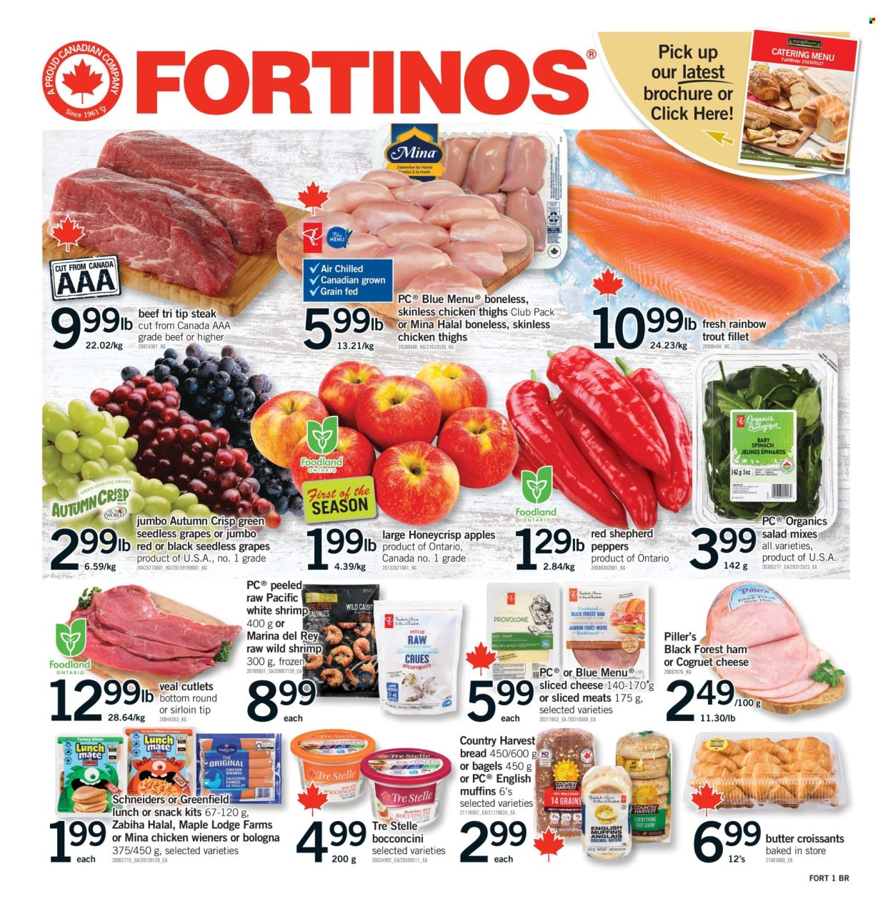 Fortinos flyer - September 17, 2026 - September 23, 2026. Page 1