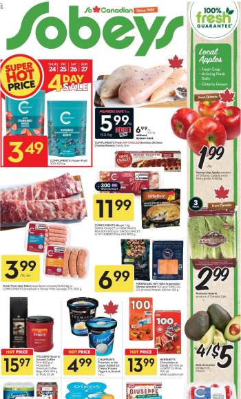 Circulaire Sobeys - 24 Septembre 2026 - 30 Septembre 2026.