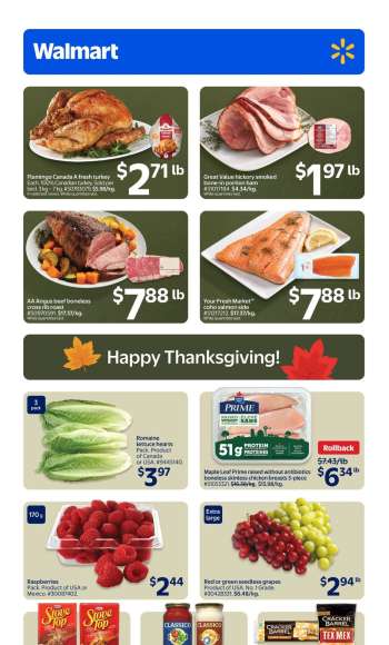 Circulaire Walmart - 08 Octobre 2026 - 14 Octobre 2026.
