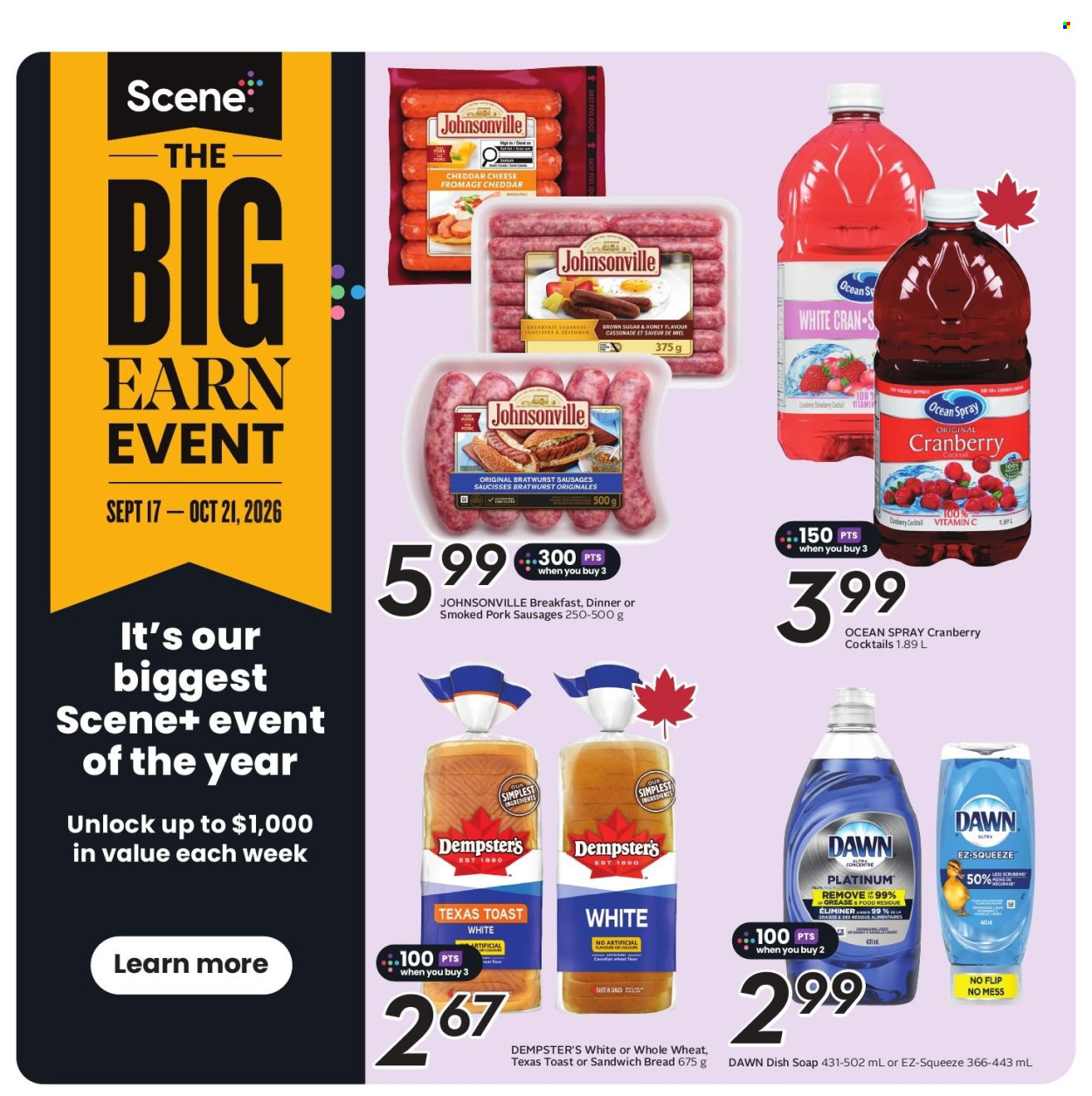 Circulaire Sobeys - 08 Octobre 2026 - 14 Octobre 2026. Page 2