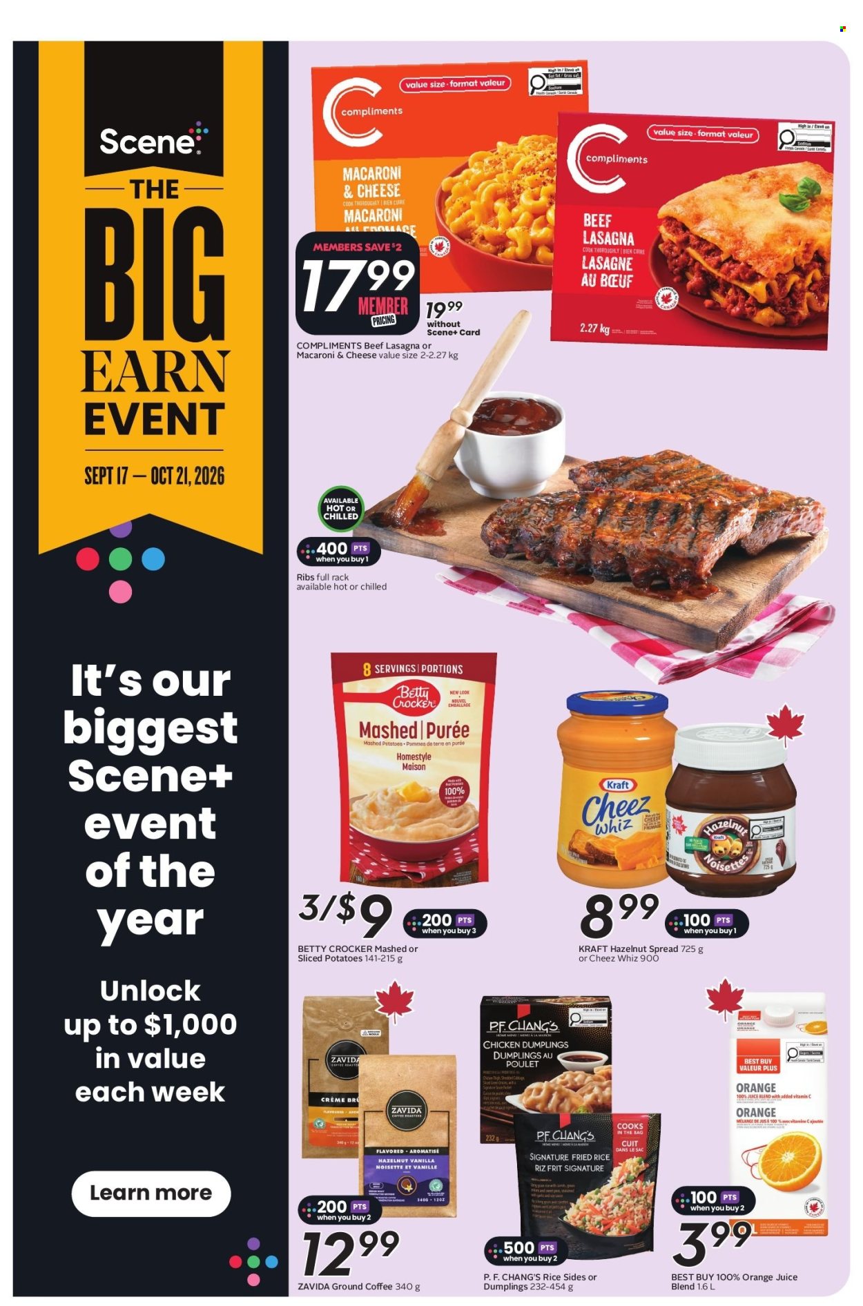 Circulaire Sobeys - 08 Octobre 2026 - 14 Octobre 2026. Page 19