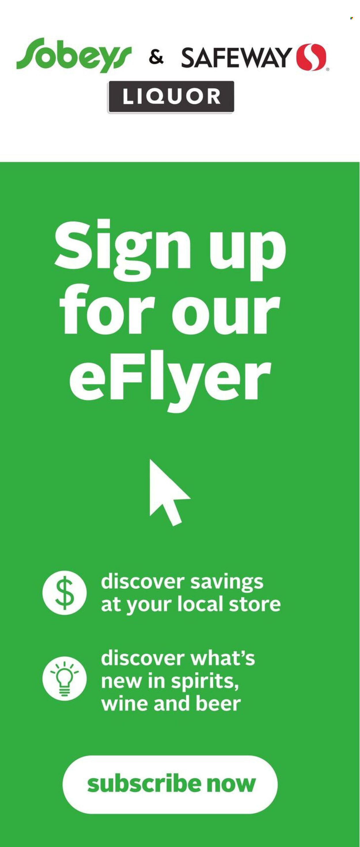 SOBEYS LIQUOR flyer • Weekly eFlyer • From Thursday October 15, 2026