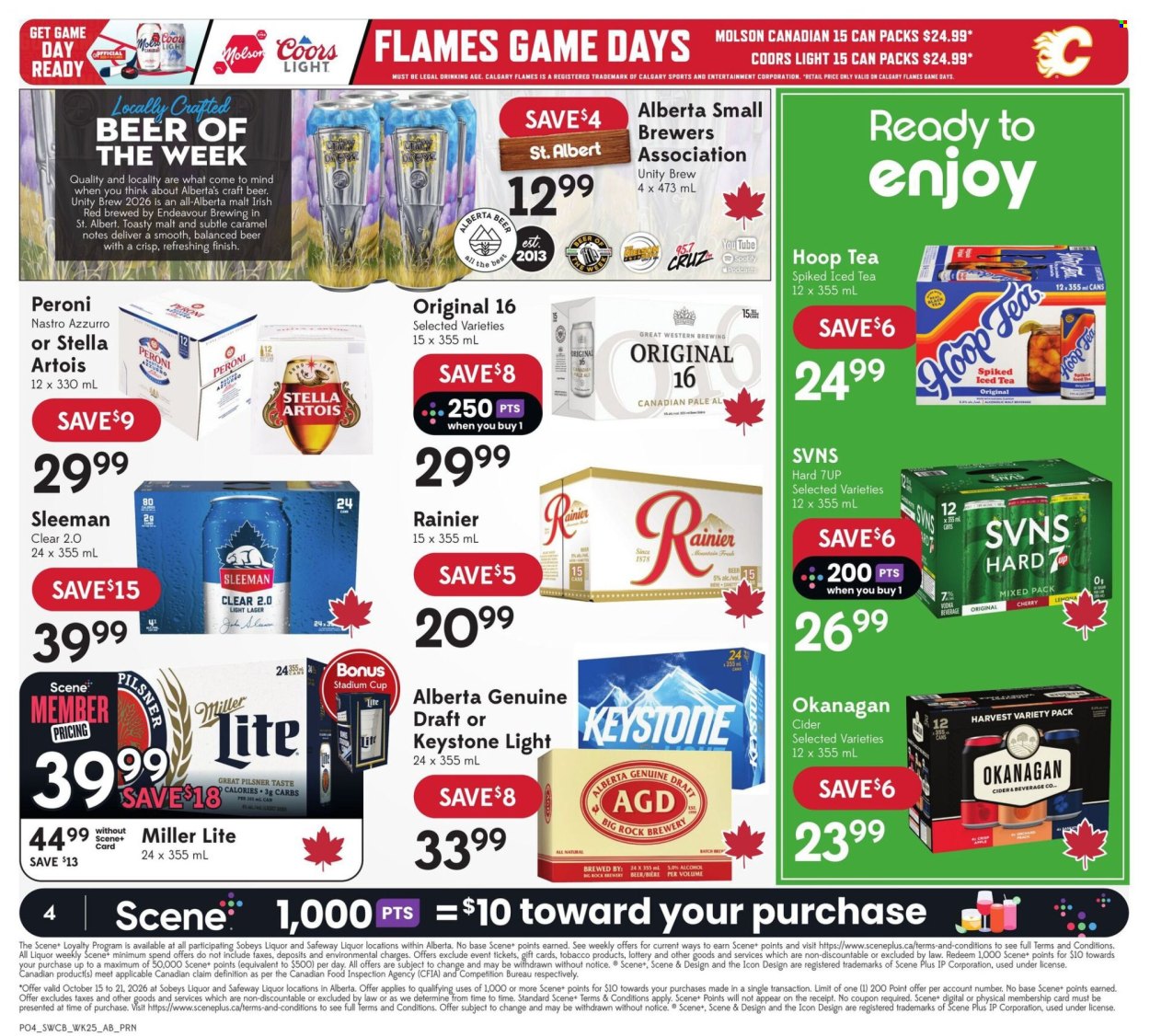 SOBEYS LIQUOR flyer • Weekly eFlyer • From Thursday October 15, 2026