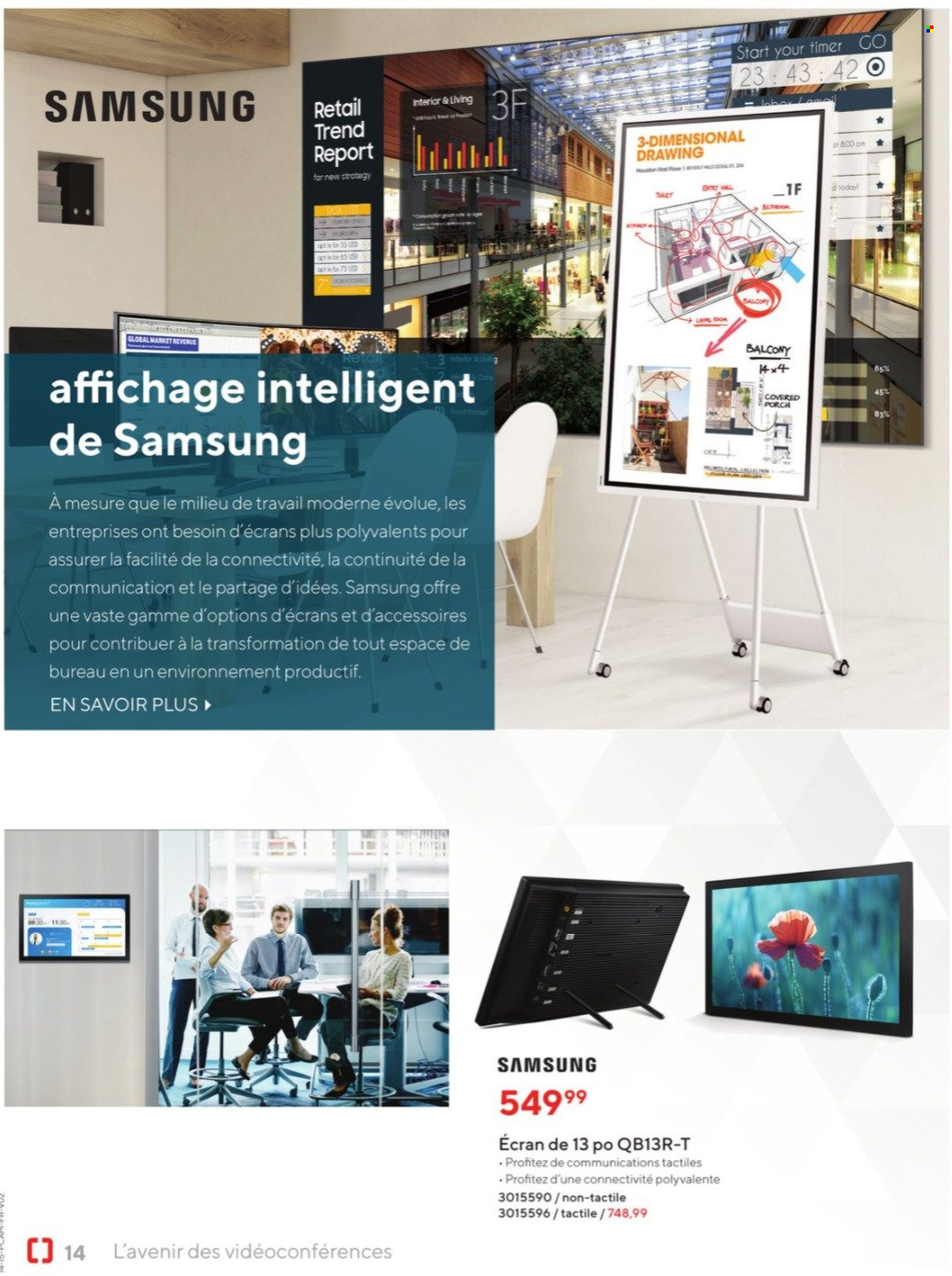 thumbnail - Bureau en Gros Flyer - November 16, 2022 - December 31, 2024 - Sales products - Samsung. Page 14.