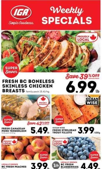 thumbnail - IGA Simple Goodness flyer