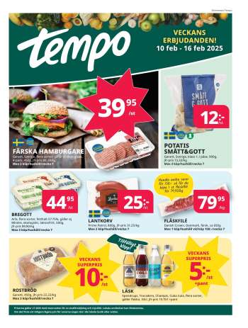 Tempo reklamblad - 10/2 2025 - 16/2 2025.