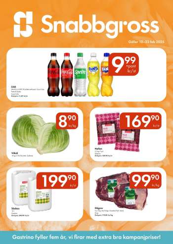 Snabbgross reklamblad - 10/2 2025 - 23/2 2025.