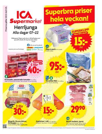 ICA reklamblad - 10/2 2025 - 16/2 2025.