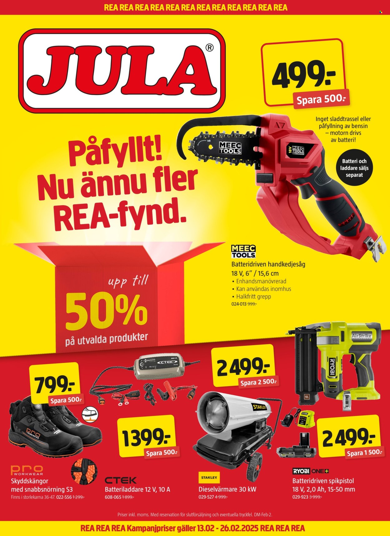Jula reklamblad - 13/2 2025 - 26/2 2025. Sida 1