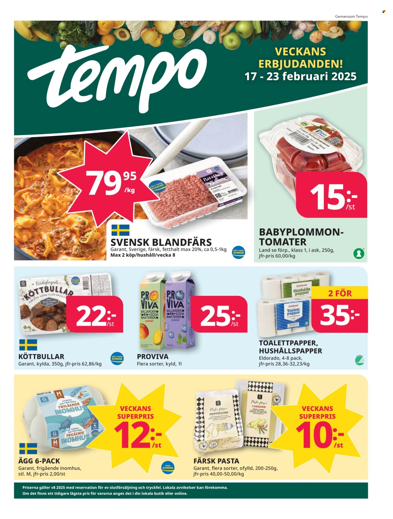 Tempo reklamblad - 17/2 2025 - 23/2 2025. Sida 1