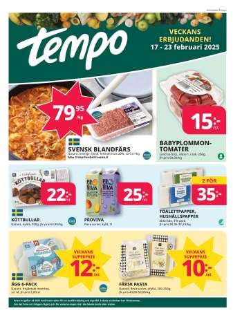Tempo reklamblad - 17/2 2025 - 23/2 2025.