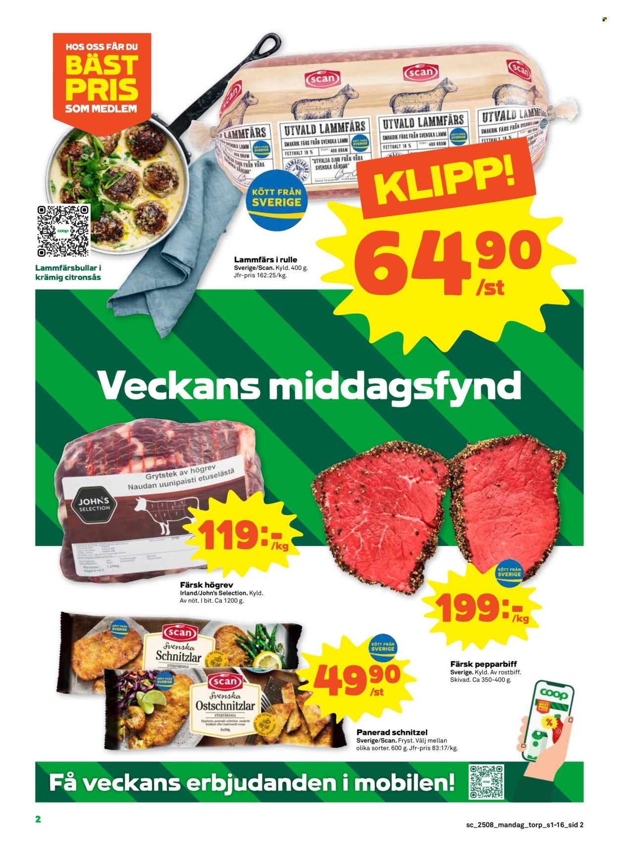 Stora Coop reklamblad - 17/2 2025 - 23/2 2025. Sida 2
