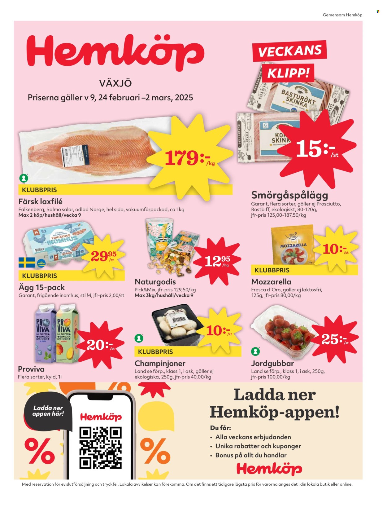 Hemköp reklamblad - 24/2 2025 - 2/3 2025. Sida 1