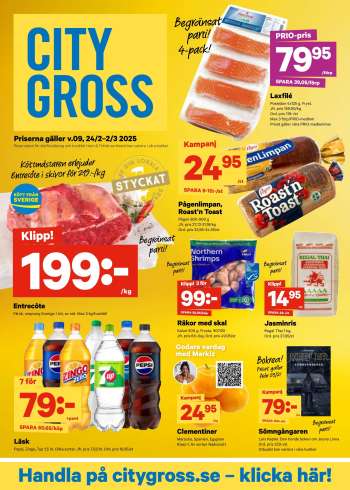 City Gross reklamblad - 24/2 2025 - 2/3 2025.