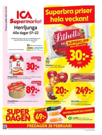 ICA reklamblad - 24/2 2025 - 2/3 2025.