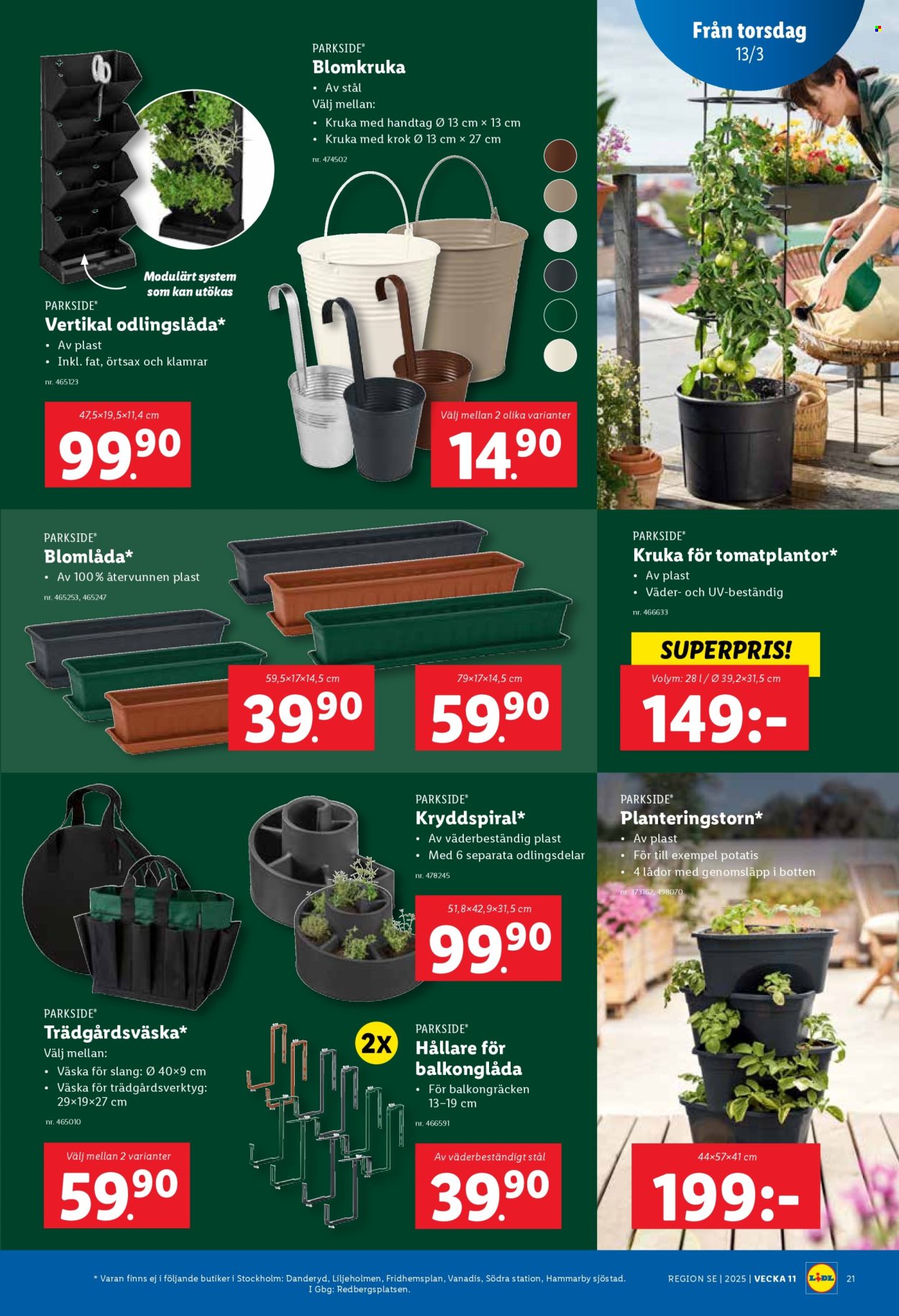Lidl reklamblad - 10/3 2025 - 16/3 2025. Sida 22