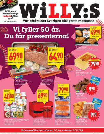 Willys reklamblad - 3/3 2025 - 9/3 2025.