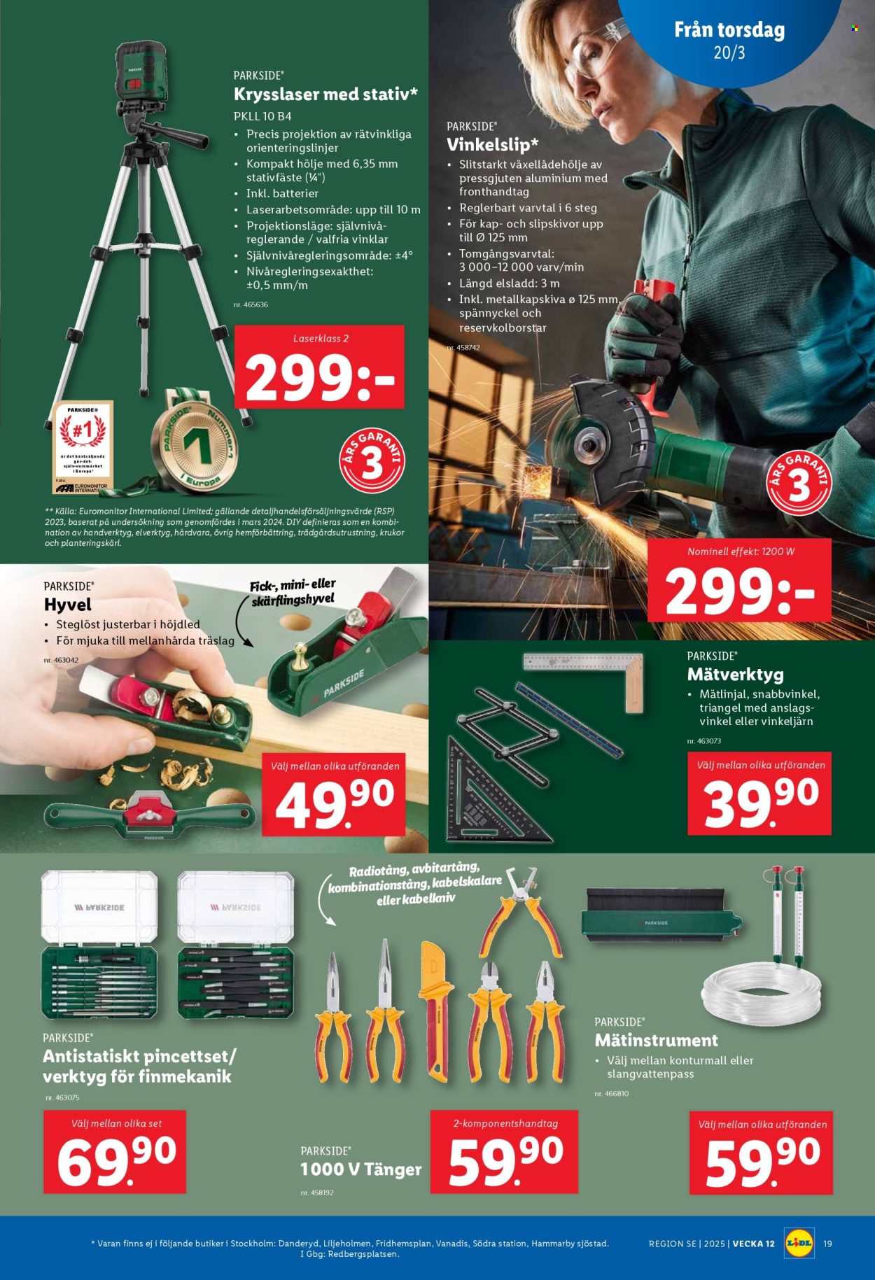 Lidl reklamblad - 17/3 2025 - 23/3 2025. Sida 21