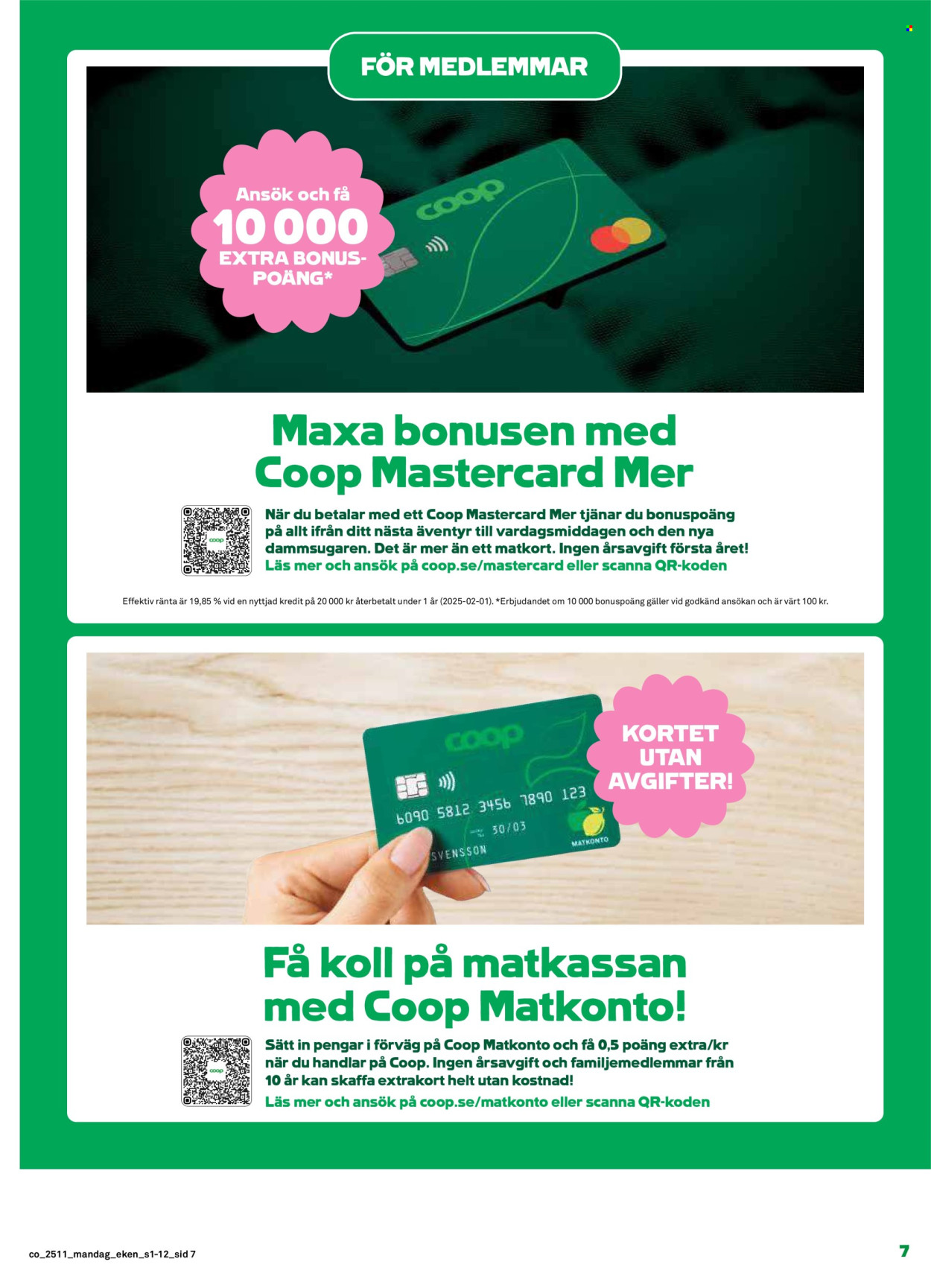 Coop reklamblad - 10/3 2025 - 16/3 2025. Sida 7