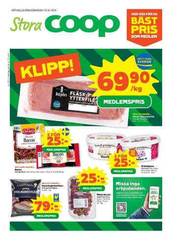 Stora Coop reklamblad - 10/3 2025 - 16/3 2025.