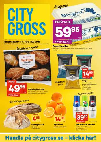 City Gross reklamblad - 10/3 2025 - 16/3 2025.