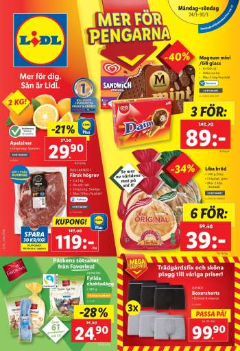 Lidl reklamblad - 24/3 2025 - 30/3 2025.