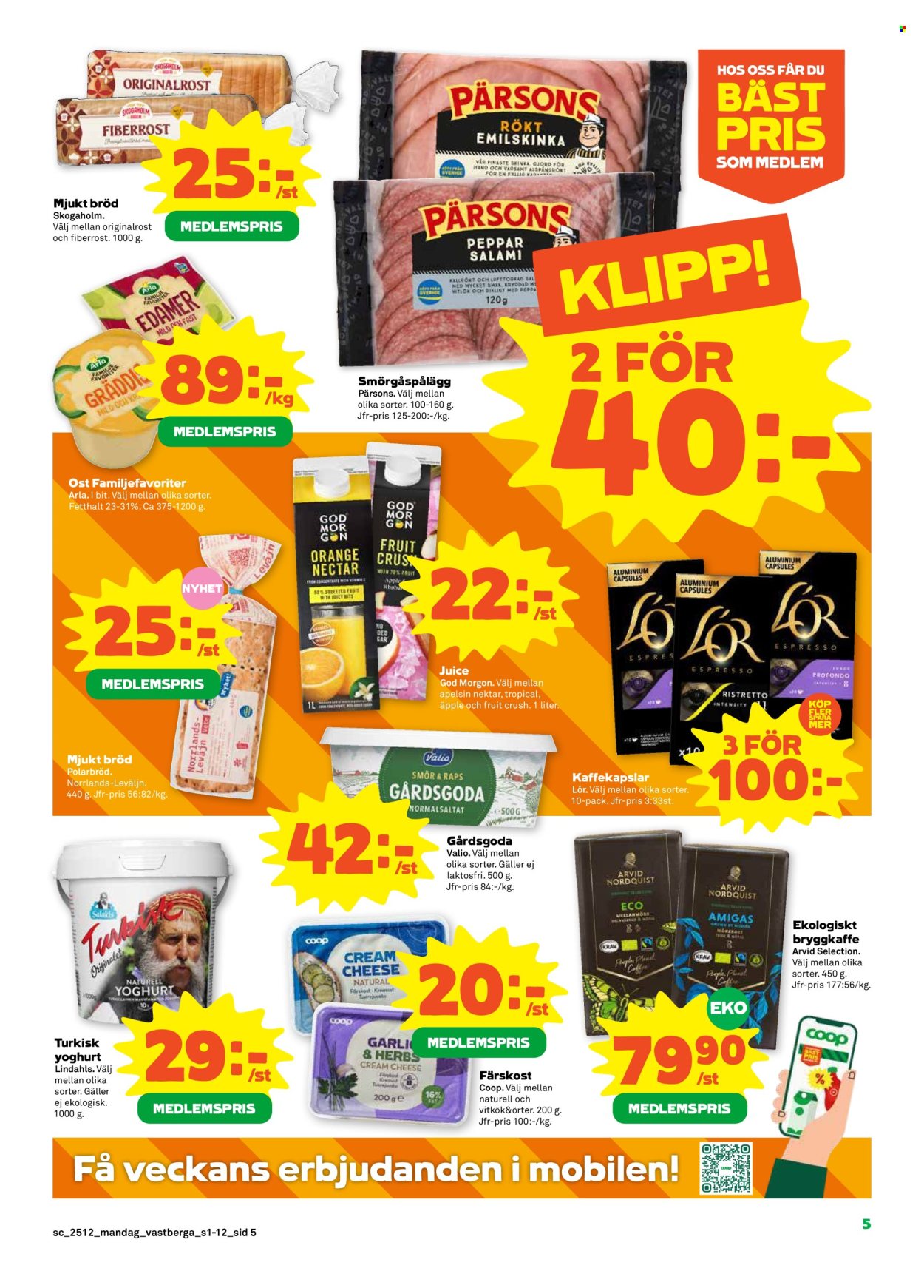 Coop reklamblad - 17/3 2025 - 23/3 2025. Sida 5