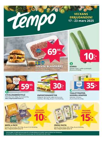 Tempo reklamblad - 17/3 2025 - 23/3 2025.