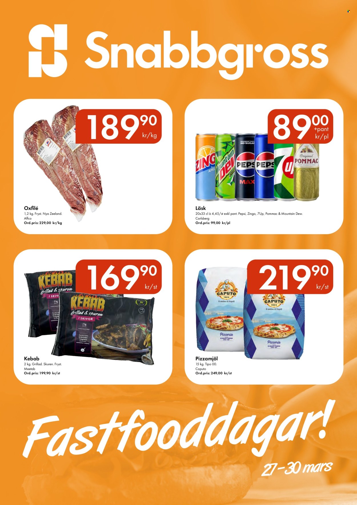 Snabbgross reklamblad - 27/3 2025 - 30/3 2025. Sida 1